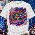 Camo Gator Stars and Stripes Splash Design Military and First Responders Appreciation Day
