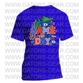 Game Day Football Shirt with Gator and Poms
