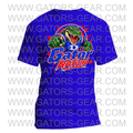 Gator Nation with Football Gator and Splash Background