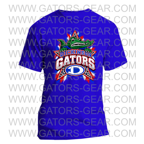 Gator Star Design with Logo and Mascot with Cheetah Print