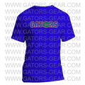 Gators Text with Gators Logo as O