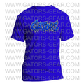 Gators Graffiti Text with Alligator Texture